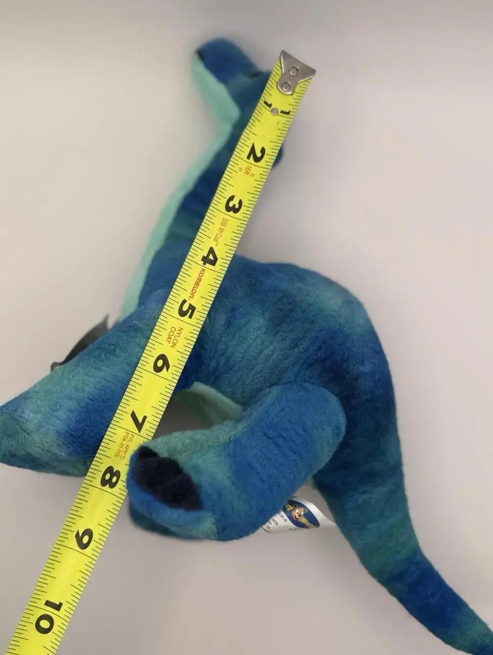 Teddy Mountain Burly The Brachiosaur‎ Plush Dinosaur Blue New